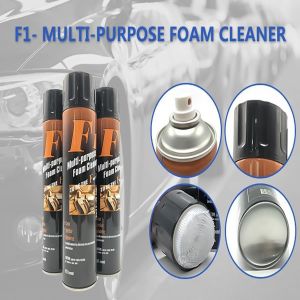 F1 Universal Multipurpose Foam Cleaner Spray for Car Sofa Leather Carpet Cleaning (650ml)